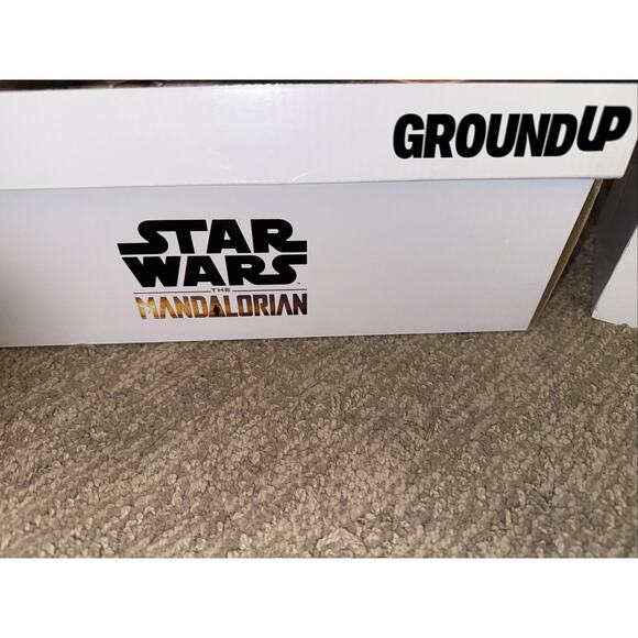 Disney Ground up Star Wars The‎ Mandalorian Baby Yoda Adult Sandal Slides Size 7 - Picture 6 of 7